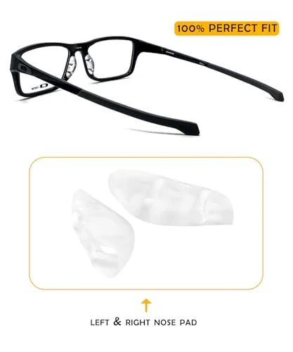 Regular Size Nose Pads Replacement for Oakley Chamfer OX8039/Chamfer 2.0 OX8040/Splinter OX8077 Eyeglasses Frame, Silicone Soft Nose Pieces 2